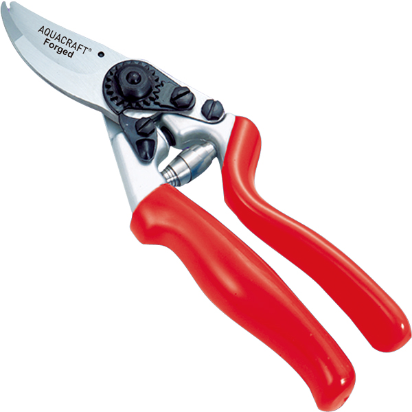 Professional pruner with SK5 blade and safety lock