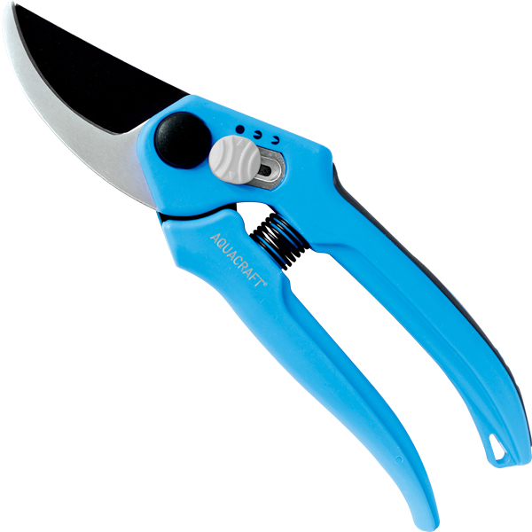 Adjustable anvil pruning shears for hard and fresh wood