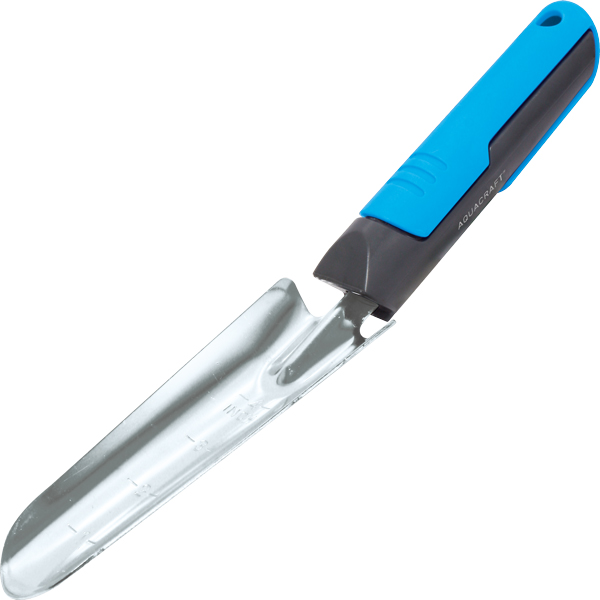 Stainless steel garden shovel for hard soil digging