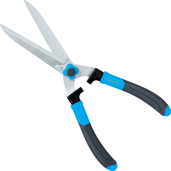 Hedge shears for trimming shrubs and hedges