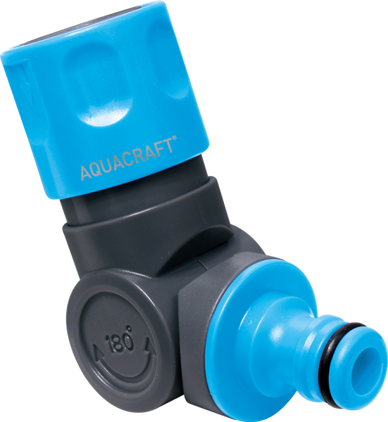 Hose connector with twist-and-lock mechanism