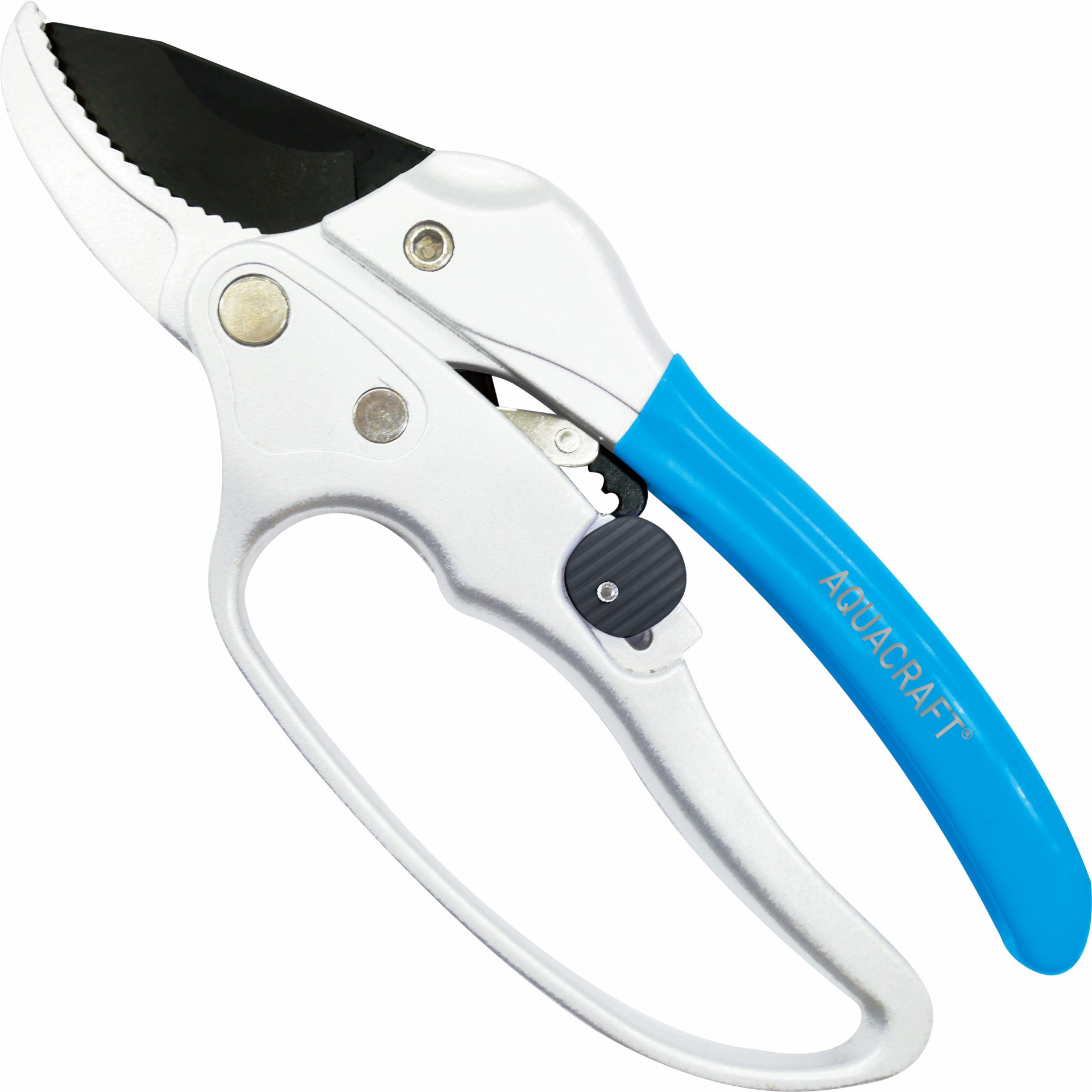 Ratchet pruner for cutting thick branches effortlessly