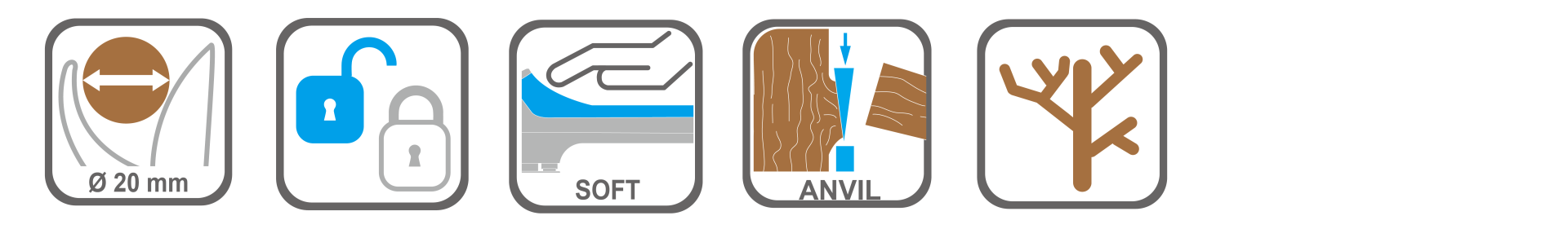 Heavy-duty garden pruner for cutting hard wood